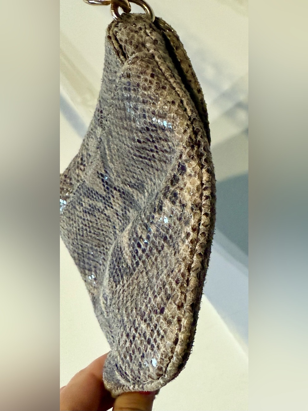 Michael Kors Snake-Print Crossbody Bag with Gold Hardware - Picture 5 of 10
